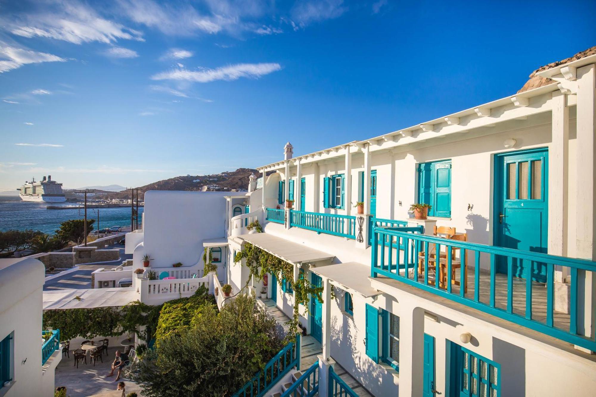 Pension Marias Sea View Mykonos Town Eksteriør bilde