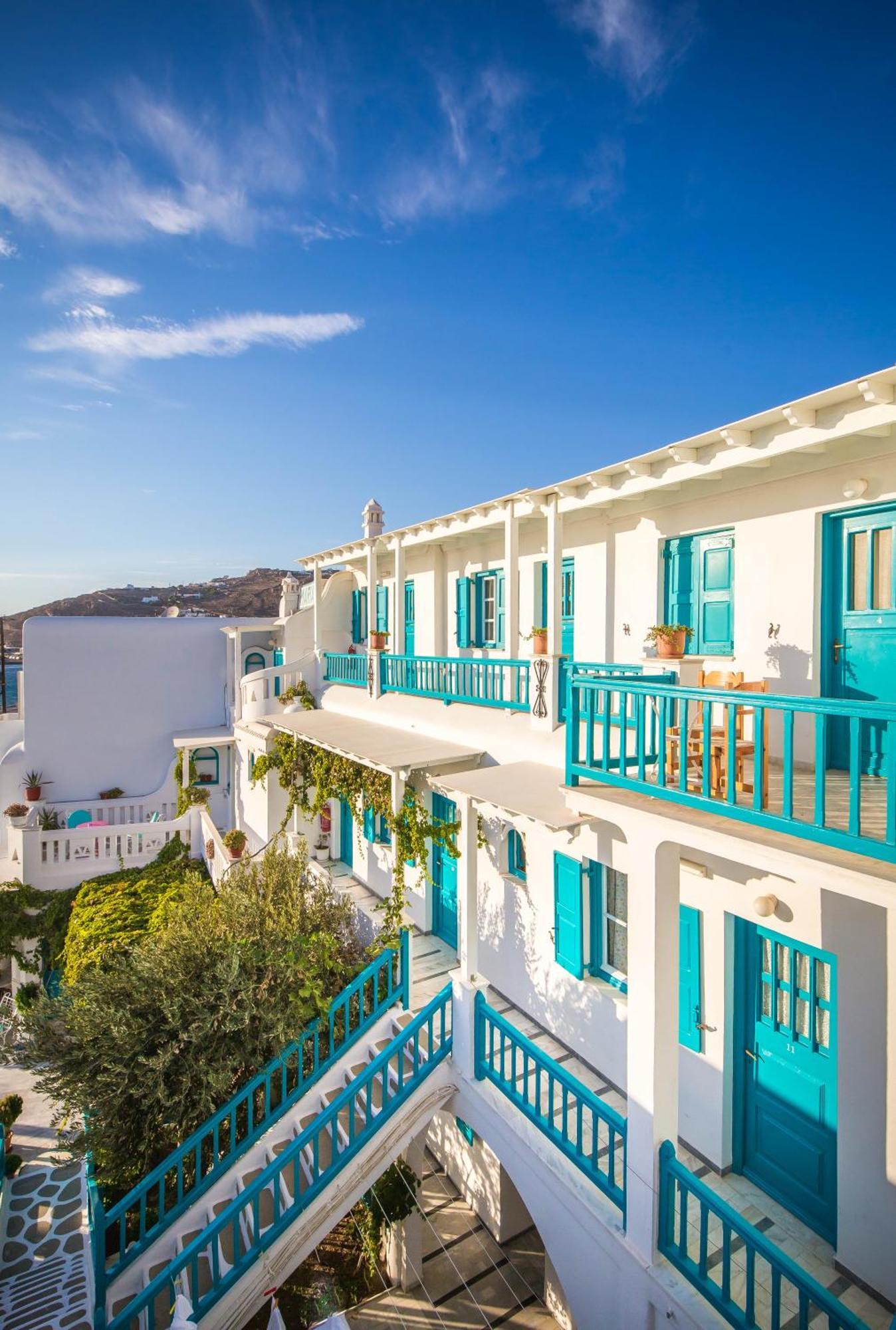 Pension Marias Sea View Mykonos Town Eksteriør bilde