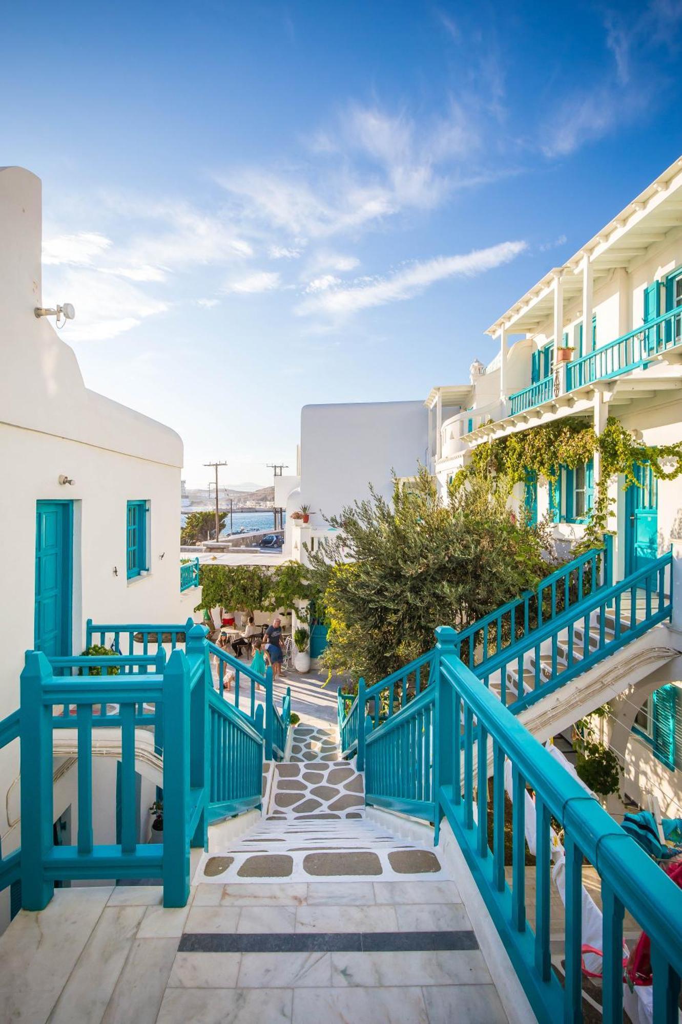 Pension Marias Sea View Mykonos Town Eksteriør bilde